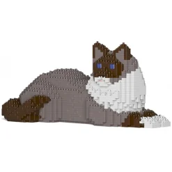 Jekca - Ragdoll Cat 03S-M03 - Lego - Sculpture - Construction - 4D - Brick Animals - Toys - Avvenice
