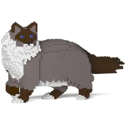 Jekca - Ragdoll Cat 02S-M03 - Lego - Sculpture - Construction - 4D - Brick Animals - Toys - Avvenice