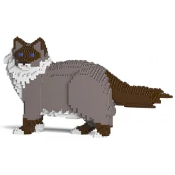 Jekca - Ragdoll Cat 02S-M03 - Lego - Sculpture - Construction - 4D - Brick Animals - Toys - Avvenice