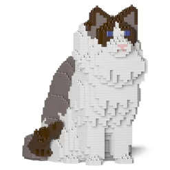Jekca - Ragdoll Cat 01S-M01 - Lego - Sculpture - Construction - 4D - Brick Animals - Toys - Avvenice