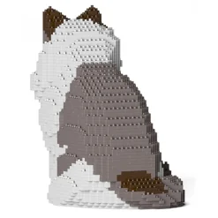 Jekca - Ragdoll Cat 01S-M01 - Lego - Sculpture - Construction - 4D - Brick Animals - Toys - Avvenice