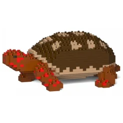 Jekca - Red-Footed Tortoise 01S - Lego - Sculpture - Construction - 4D - Brick Animals - Toys - Avvenice