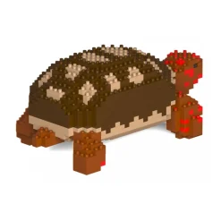 Jekca - Red-Footed Tortoise 01S - Lego - Sculpture - Construction - 4D - Brick Animals - Toys - Avvenice