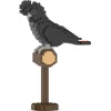 Jekca - Red-tailed Black Cockatoo 01S - Lego - Sculpture - Construction - 4D - Brick Animals - Toys - Avvenice