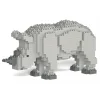 Jekca - Rhino 01S - Lego - Sculpture - Construction - 4D - Brick Animals - Toys - Avvenice