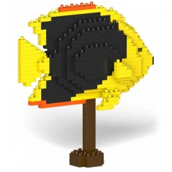 Jekca - Rock Beauty Angelfish 01 - Big - Lego - Sculpture - Construction - 4D - Brick Animals - Toys - Avvenice