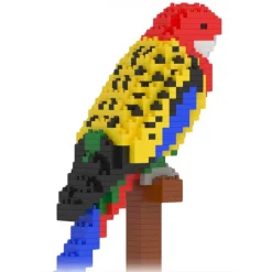 Jekca - Rosella 01S - Lego - Sculpture - Construction - 4D - Brick Animals - Toys - Avvenice