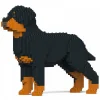 Jekca - Rottweiler 02 - Big - Lego - Sculpture - Construction - 4D - Brick Animals - Toys - Avvenice