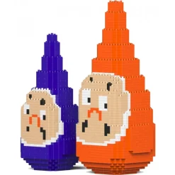 Jekca - Sankaku Daruma 01 - Lego - Sculpture - Construction - 4D - Brick Animals - Toys - Avvenice