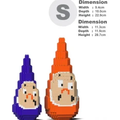 Jekca - Sankaku Daruma 01 - Lego - Sculpture - Construction - 4D - Brick Animals - Toys - Avvenice