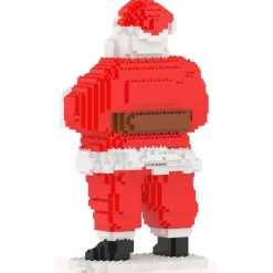 Jekca - Santa Claus 01 - Big - Lego - Sculpture - Construction - 4D - Brick Animals - Toys - Avvenice