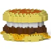 Jekca - Sausage Muffin with Egg 01S - Lego - Sculpture - Construction - 4D - Brick Animals - Toys - Avvenice