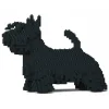 Jekca - Scottish Terrier 01S-M01 - Lego - Sculpture - Construction - 4D - Brick Animals - Toys - Avvenice