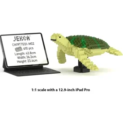 Jekca - Sea Turtle 01-M02 - Big - Lego - Sculpture - Construction - 4D - Brick Animals - Toys - Avvenice