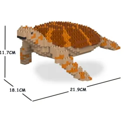 Jekca - Sea Turtle 01S-M01 - Lego - Sculpture - Construction - 4D - Brick Animals - Toys - Avvenice
