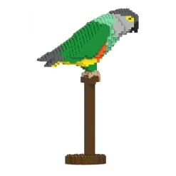 Jekca - Senegal Parrot 01S - Lego - Sculpture - Construction - 4D - Brick Animals - Toys - Avvenice