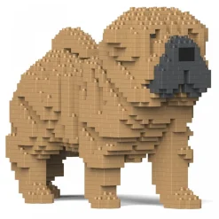Jekca - Shar Pei 01S-M01 - Lego - Sculpture - Construction - 4D - Brick Animals - Toys - Avvenice