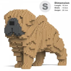 Jekca - Shar Pei 01S-M01 - Lego - Sculpture - Construction - 4D - Brick Animals - Toys - Avvenice