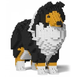 Jekca - Shetland Sheepdog 01-S02 - Big - Lego - Sculpture - Construction - 4D - Brick Animals - Toys - Avvenice