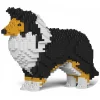 Jekca - Shetland Sheepdog 01S-S02 - Lego - Sculpture - Construction - 4D - Brick Animals - Toys - Avvenice
