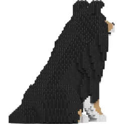 Jekca - Shetland Sheepdog 03-M02 - Lego - Sculpture - Construction - 4D - Brick Animals - Toys - Avvenice