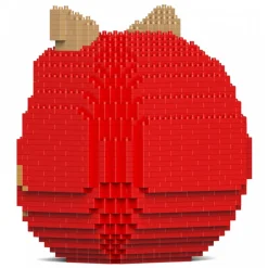 Jekca - Shiba Daruma Doll 01-M01 - Big - Lego - Sculpture - Construction - 4D - Brick Animals - Toys - Avvenice