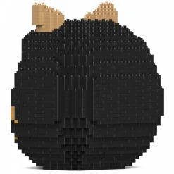 Jekca - Shiba Daruma Doll 01-M02 - Big - Lego - Sculpture - Construction - 4D - Brick Animals - Toys - Avvenice