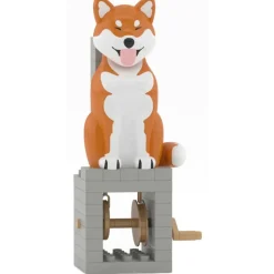 Jekca - Shiba Inu - Automata (Yellow) - Lego - Sculpture - Construction - 4D - Brick Animals - Toys - Avvenice