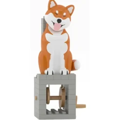 Jekca - Shiba Inu - Automata (Yellow) - Lego - Sculpture - Construction - 4D - Brick Animals - Toys - Avvenice