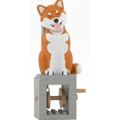 Jekca - Shiba Inu - Automata (Yellow) - Lego - Sculpture - Construction - 4D - Brick Animals - Toys - Avvenice