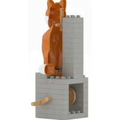 Jekca - Shiba Inu - Automata (Yellow) - Lego - Sculpture - Construction - 4D - Brick Animals - Toys - Avvenice