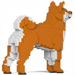 Jekca - Shiba Inu 01-M01 - Big - Lego - Sculpture - Construction - 4D - Brick Animals - Toys - Avvenice