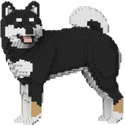 Jekca - Shiba Inu 02-M01 - Lego - Sculpture - Construction - 4D - Brick Animals - Toys - Avvenice