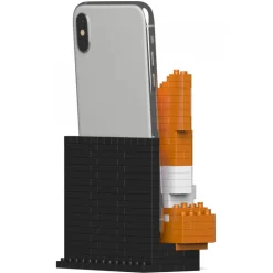 Jekca - Shiba Inu Phone Stand 01S - Lego - Sculpture - Construction - 4D - Brick Animals - Toys - Avvenice