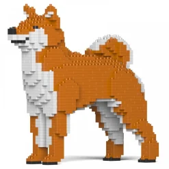 Jekca - Shiba Inu 01S-M01 - Lego - Sculpture - Construction - 4D - Brick Animals - Toys - Avvenice