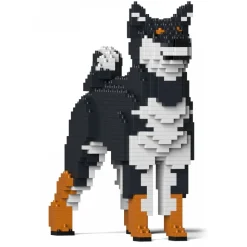 Jekca - Shiba Inu 01S-M02 - Lego - Sculpture - Construction - 4D - Brick Animals - Toys - Avvenice