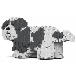 Jekca - Shih Tzu 01-M05 - Big - Lego - Sculpture - Construction - 4D - Brick Animals - Toys - Avvenice