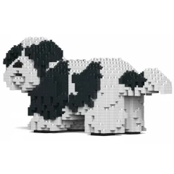 Jekca - Shih Tzu 01-M02 - Big - Lego - Sculpture - Construction - 4D - Brick Animals - Toys - Avvenice