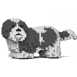 Jekca - Shih Tzu 01S-M05 - Lego - Sculpture - Construction - 4D - Brick Animals - Toys - Avvenice