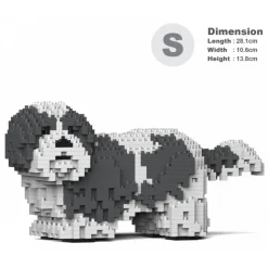 Jekca - Shih Tzu 01S-M05 - Lego - Sculpture - Construction - 4D - Brick Animals - Toys - Avvenice