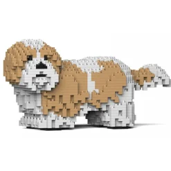 Jekca - Shih Tzu 01S-M04 - Lego - Sculpture - Construction - 4D - Brick Animals - Toys - Avvenice