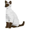 Jekca - Siamese Cat 01S-M01 - Lego - Sculpture - Construction - 4D - Brick Animals - Toys - Avvenice