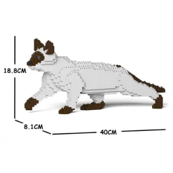 Jekca - Siamese Cat 03S-M01 - Lego - Sculpture - Construction - 4D - Brick Animals - Toys - Avvenice