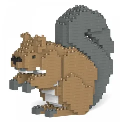 Jekca - Squirrel 01S - Lego - Sculpture - Construction - 4D - Brick Animals - Toys - Avvenice