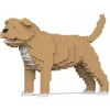 Jekca - Staffordshire Bull Terrier 01S-M03 - Lego - Sculpture - Construction - 4D - Brick Animals - Toys - Avvenice