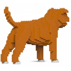 Jekca - Staffordshire Bull Terrier 01S-M01 - Lego - Sculpture - Construction - 4D - Brick Animals - Toys - Avvenice
