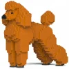 Jekca - Standard Poodle 01-S13 - Big - Lego - Sculpture - Construction - 4D - Brick Animals - Toys - Avvenice