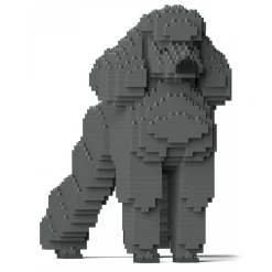 Jekca - Standard Poodle 01S-M03 - Lego - Sculpture - Construction - 4D - Brick Animals - Toys - Avvenice