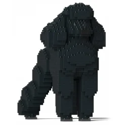 Jekca - Standard Poodle 01S-M01 - Lego - Sculpture - Construction - 4D - Brick Animals - Toys - Avvenice