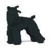 Jekca - Standard Schnauzer 02S-M03 - Lego - Sculpture - Construction - 4D - Brick Animals - Toys - Avvenice